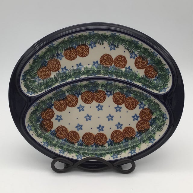 Polish Pottery Muffin Pan -- Rhine Valley - The Polish Pottery Shoppe